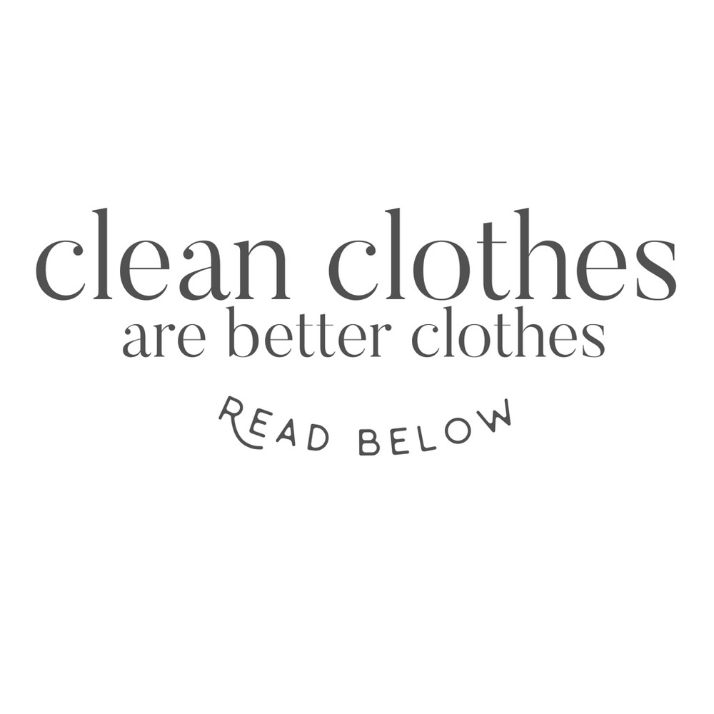 CLEAN CLOTHES DISCLAIMER